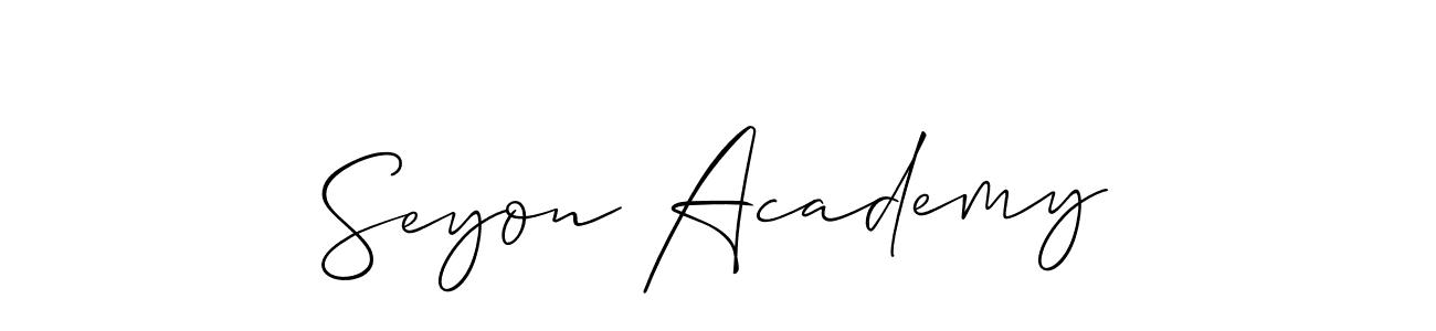 This is the best signature style for the Seyon Academy name. Also you like these signature font (Allison_Script). Mix name signature. Seyon Academy signature style 2 images and pictures png