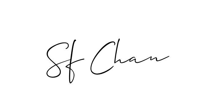 Make a short Sf Chan signature style. Manage your documents anywhere anytime using Allison_Script. Create and add eSignatures, submit forms, share and send files easily. Sf Chan signature style 2 images and pictures png