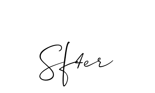 Create a beautiful signature design for name Sf4er. With this signature (Allison_Script) fonts, you can make a handwritten signature for free. Sf4er signature style 2 images and pictures png