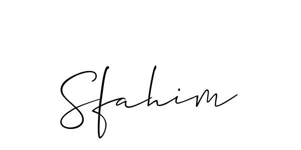 How to Draw Sfahim signature style? Allison_Script is a latest design signature styles for name Sfahim. Sfahim signature style 2 images and pictures png