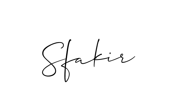 Similarly Allison_Script is the best handwritten signature design. Signature creator online .You can use it as an online autograph creator for name Sfakir. Sfakir signature style 2 images and pictures png