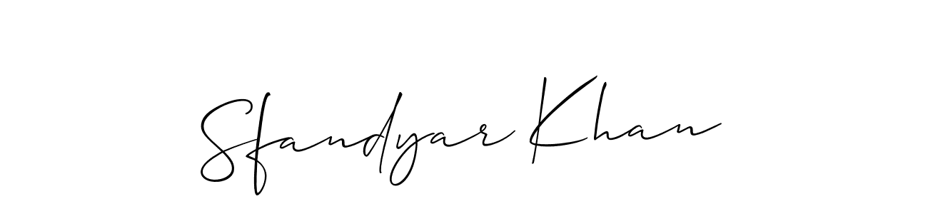 You can use this online signature creator to create a handwritten signature for the name Sfandyar Khan. This is the best online autograph maker. Sfandyar Khan signature style 2 images and pictures png