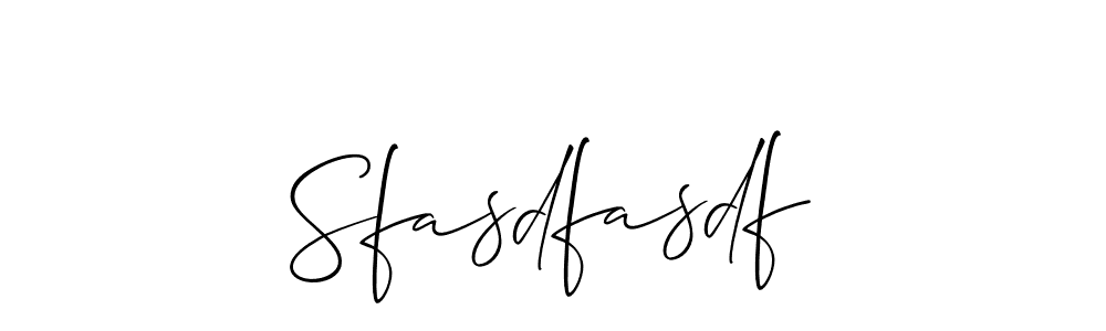 Create a beautiful signature design for name Sfasdfasdf. With this signature (Allison_Script) fonts, you can make a handwritten signature for free. Sfasdfasdf signature style 2 images and pictures png