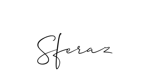 Make a short Sferaz signature style. Manage your documents anywhere anytime using Allison_Script. Create and add eSignatures, submit forms, share and send files easily. Sferaz signature style 2 images and pictures png