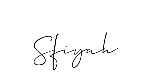 Similarly Allison_Script is the best handwritten signature design. Signature creator online .You can use it as an online autograph creator for name Sfiyah. Sfiyah signature style 2 images and pictures png