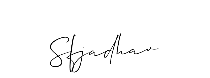 Make a beautiful signature design for name Sfjadhav. With this signature (Allison_Script) style, you can create a handwritten signature for free. Sfjadhav signature style 2 images and pictures png