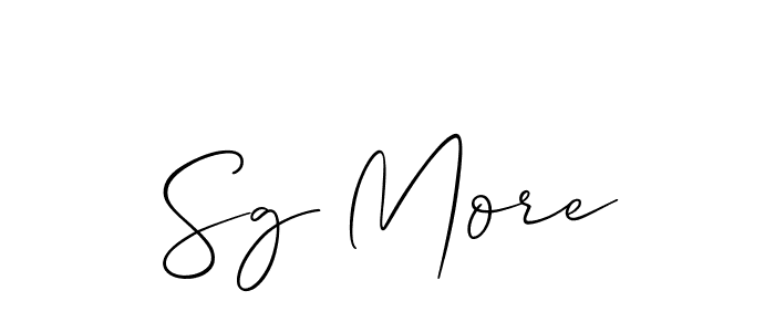 Make a beautiful signature design for name Sg More. Use this online signature maker to create a handwritten signature for free. Sg More signature style 2 images and pictures png