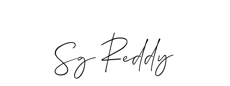 Make a beautiful signature design for name Sg Reddy. Use this online signature maker to create a handwritten signature for free. Sg Reddy signature style 2 images and pictures png