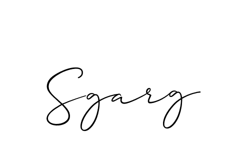 Make a beautiful signature design for name Sgarg. Use this online signature maker to create a handwritten signature for free. Sgarg signature style 2 images and pictures png