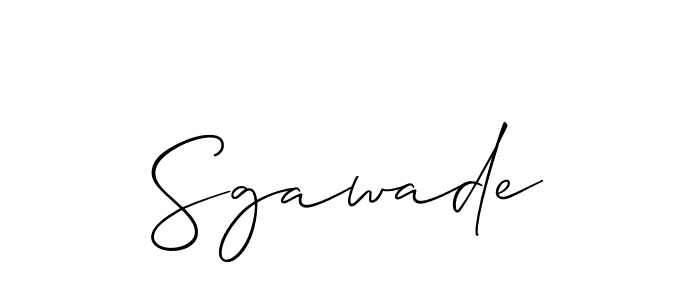 You can use this online signature creator to create a handwritten signature for the name Sgawade. This is the best online autograph maker. Sgawade signature style 2 images and pictures png