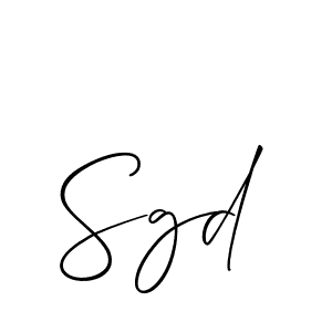 Make a beautiful signature design for name Sgd. Use this online signature maker to create a handwritten signature for free. Sgd signature style 2 images and pictures png