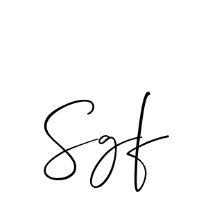 Similarly Allison_Script is the best handwritten signature design. Signature creator online .You can use it as an online autograph creator for name Sgf. Sgf signature style 2 images and pictures png