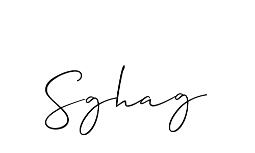 You should practise on your own different ways (Allison_Script) to write your name (Sghag) in signature. don't let someone else do it for you. Sghag signature style 2 images and pictures png