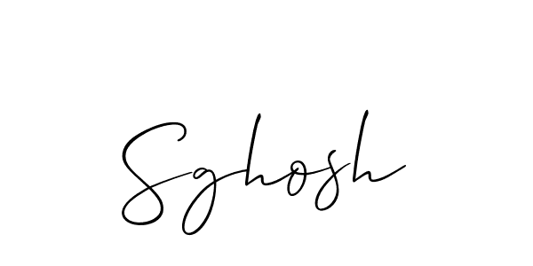 Once you've used our free online signature maker to create your best signature Allison_Script style, it's time to enjoy all of the benefits that Sghosh name signing documents. Sghosh signature style 2 images and pictures png