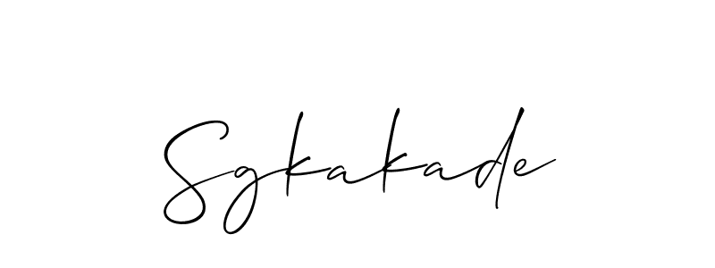 This is the best signature style for the Sgkakade name. Also you like these signature font (Allison_Script). Mix name signature. Sgkakade signature style 2 images and pictures png