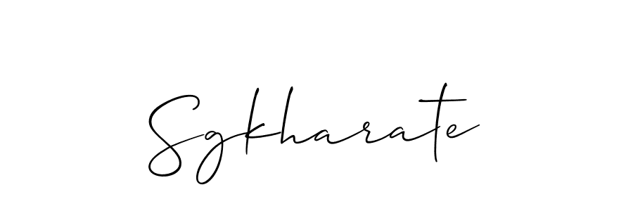 Best and Professional Signature Style for Sgkharate. Allison_Script Best Signature Style Collection. Sgkharate signature style 2 images and pictures png