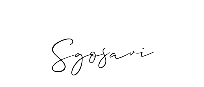 if you are searching for the best signature style for your name Sgosavi. so please give up your signature search. here we have designed multiple signature styles  using Allison_Script. Sgosavi signature style 2 images and pictures png