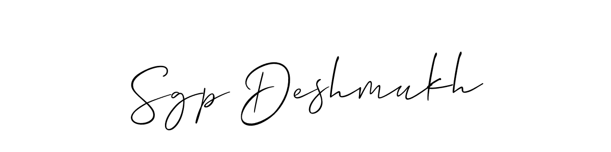 You can use this online signature creator to create a handwritten signature for the name Sgp Deshmukh. This is the best online autograph maker. Sgp Deshmukh signature style 2 images and pictures png