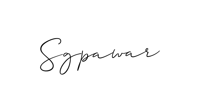 Best and Professional Signature Style for Sgpawar. Allison_Script Best Signature Style Collection. Sgpawar signature style 2 images and pictures png