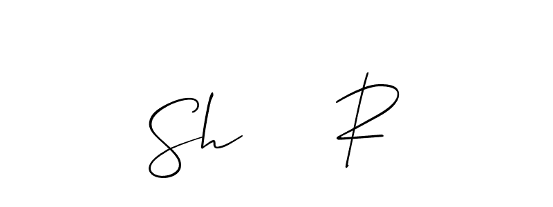 Use a signature maker to create a handwritten signature online. With this signature software, you can design (Allison_Script) your own signature for name Sh     R. Sh     R signature style 2 images and pictures png