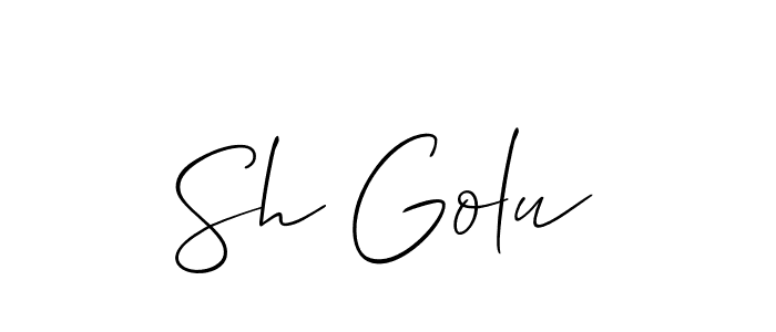 Here are the top 10 professional signature styles for the name Sh Golu. These are the best autograph styles you can use for your name. Sh Golu signature style 2 images and pictures png