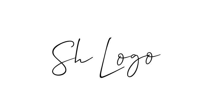 Also we have Sh Logo name is the best signature style. Create professional handwritten signature collection using Allison_Script autograph style. Sh Logo signature style 2 images and pictures png