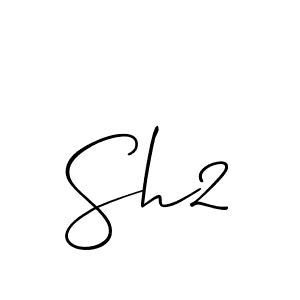 Also we have Sh2 name is the best signature style. Create professional handwritten signature collection using Allison_Script autograph style. Sh2 signature style 2 images and pictures png