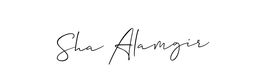 You can use this online signature creator to create a handwritten signature for the name Sha Alamgir. This is the best online autograph maker. Sha Alamgir signature style 2 images and pictures png