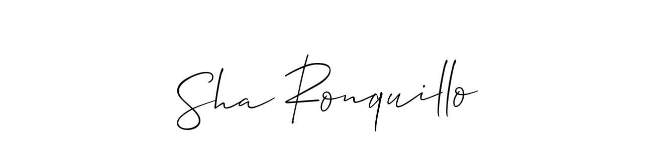 Make a beautiful signature design for name Sha Ronquillo. Use this online signature maker to create a handwritten signature for free. Sha Ronquillo signature style 2 images and pictures png