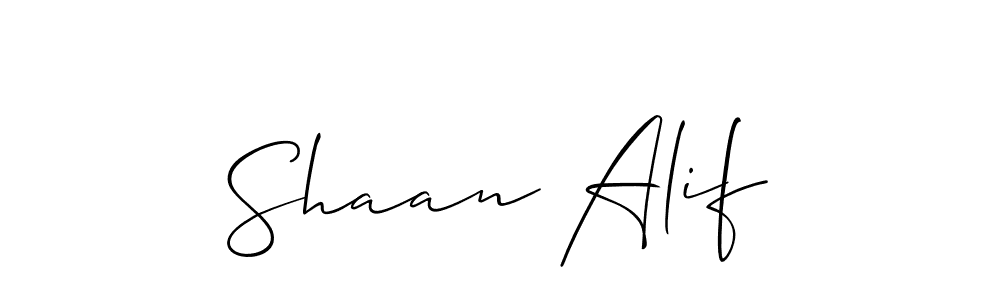 if you are searching for the best signature style for your name Shaan Alif. so please give up your signature search. here we have designed multiple signature styles  using Allison_Script. Shaan Alif signature style 2 images and pictures png