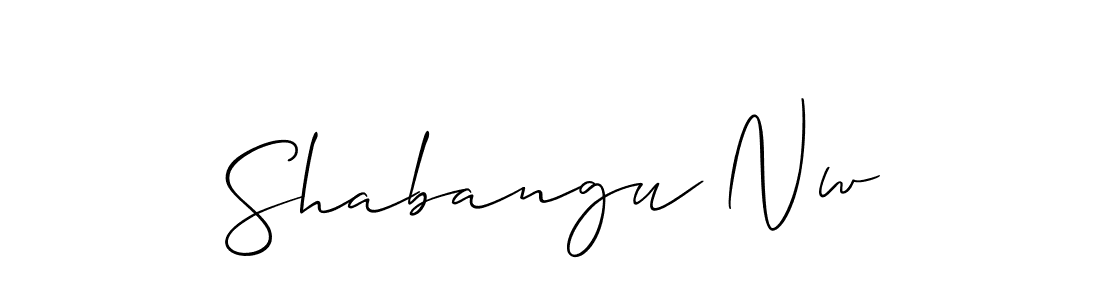 You should practise on your own different ways (Allison_Script) to write your name (Shabangu Nw) in signature. don't let someone else do it for you. Shabangu Nw signature style 2 images and pictures png