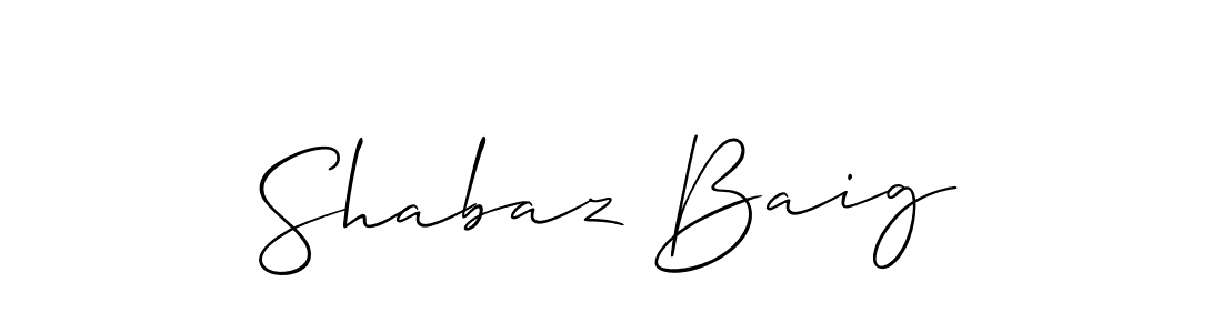 How to Draw Shabaz Baig signature style? Allison_Script is a latest design signature styles for name Shabaz Baig. Shabaz Baig signature style 2 images and pictures png