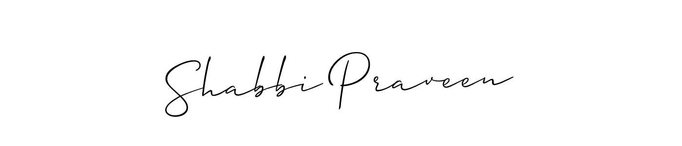 Similarly Allison_Script is the best handwritten signature design. Signature creator online .You can use it as an online autograph creator for name Shabbi Praveen. Shabbi Praveen signature style 2 images and pictures png