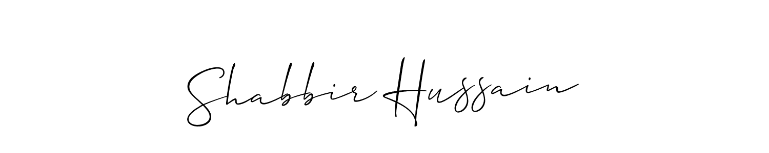 Make a beautiful signature design for name Shabbir Hussain. Use this online signature maker to create a handwritten signature for free. Shabbir Hussain signature style 2 images and pictures png