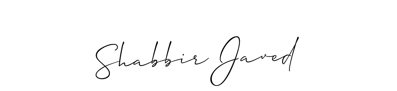 You should practise on your own different ways (Allison_Script) to write your name (Shabbir Javed) in signature. don't let someone else do it for you. Shabbir Javed signature style 2 images and pictures png