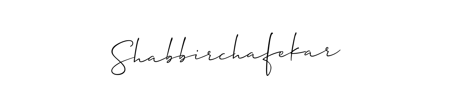 Make a beautiful signature design for name Shabbirchafekar. With this signature (Allison_Script) style, you can create a handwritten signature for free. Shabbirchafekar signature style 2 images and pictures png