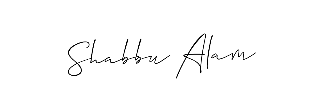 Also You can easily find your signature by using the search form. We will create Shabbu Alam name handwritten signature images for you free of cost using Allison_Script sign style. Shabbu Alam signature style 2 images and pictures png