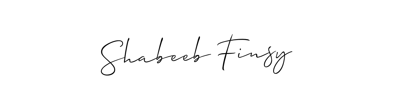 Also You can easily find your signature by using the search form. We will create Shabeeb Finsy name handwritten signature images for you free of cost using Allison_Script sign style. Shabeeb Finsy signature style 2 images and pictures png