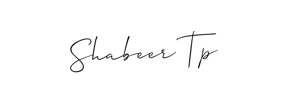 Best and Professional Signature Style for Shabeer Tp. Allison_Script Best Signature Style Collection. Shabeer Tp signature style 2 images and pictures png