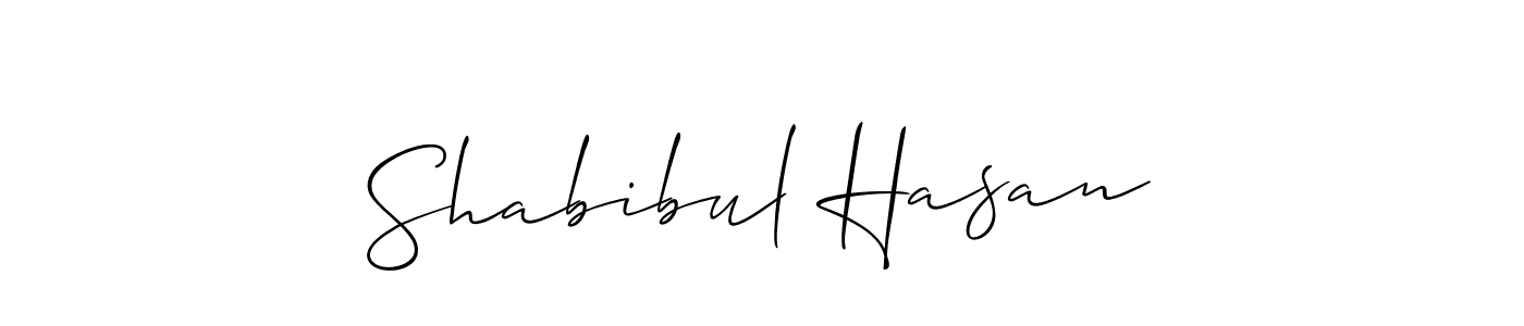 How to make Shabibul Hasan signature? Allison_Script is a professional autograph style. Create handwritten signature for Shabibul Hasan name. Shabibul Hasan signature style 2 images and pictures png