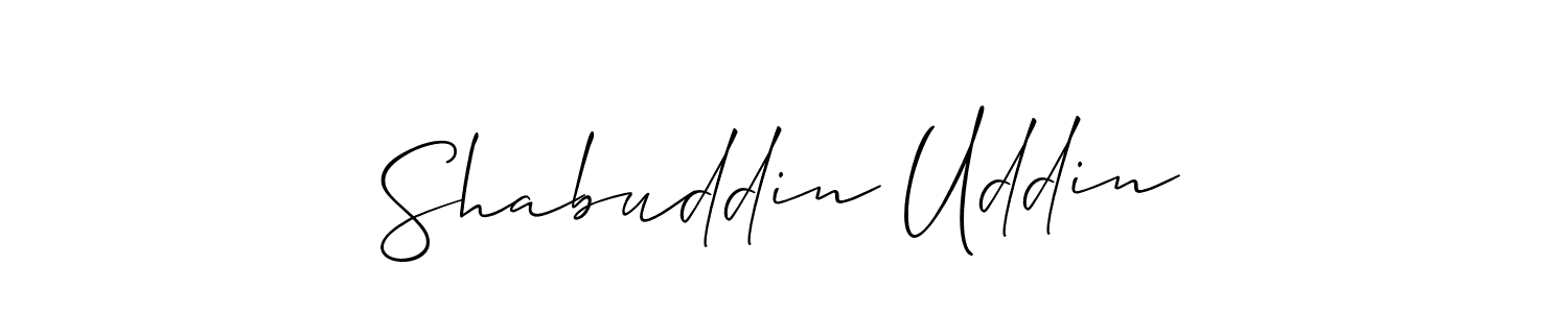 How to Draw Shabuddin Uddin signature style? Allison_Script is a latest design signature styles for name Shabuddin Uddin. Shabuddin Uddin signature style 2 images and pictures png