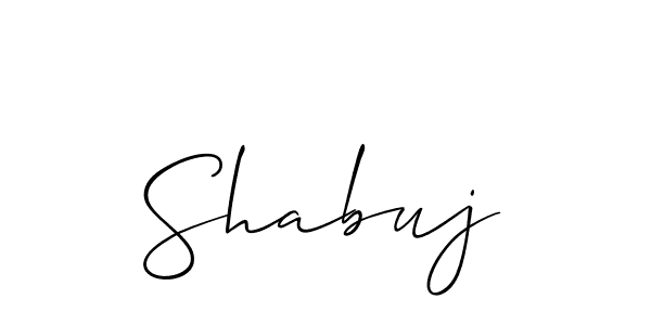 if you are searching for the best signature style for your name Shabuj. so please give up your signature search. here we have designed multiple signature styles  using Allison_Script. Shabuj signature style 2 images and pictures png