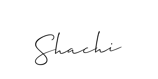 How to Draw Shachi signature style? Allison_Script is a latest design signature styles for name Shachi. Shachi signature style 2 images and pictures png