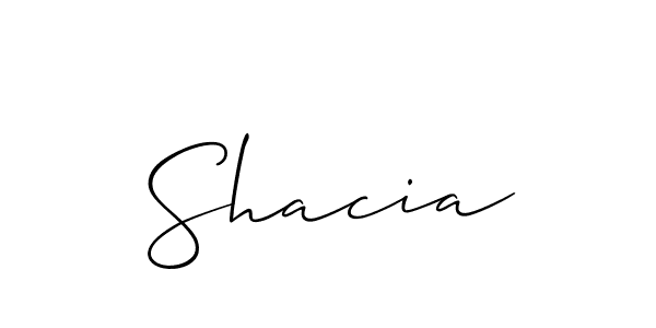 You should practise on your own different ways (Allison_Script) to write your name (Shacia) in signature. don't let someone else do it for you. Shacia signature style 2 images and pictures png