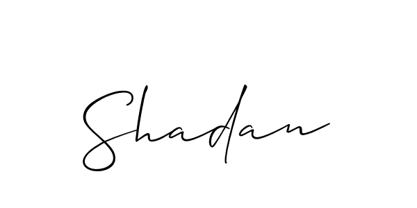 if you are searching for the best signature style for your name Shadan. so please give up your signature search. here we have designed multiple signature styles  using Allison_Script. Shadan signature style 2 images and pictures png