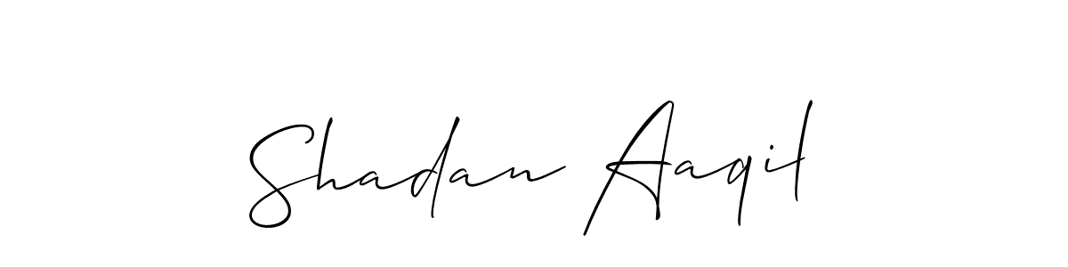 Best and Professional Signature Style for Shadan Aaqil. Allison_Script Best Signature Style Collection. Shadan Aaqil signature style 2 images and pictures png