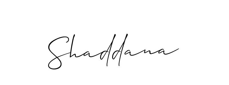 It looks lik you need a new signature style for name Shaddana. Design unique handwritten (Allison_Script) signature with our free signature maker in just a few clicks. Shaddana signature style 2 images and pictures png
