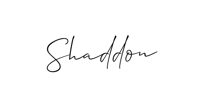 Also we have Shaddon name is the best signature style. Create professional handwritten signature collection using Allison_Script autograph style. Shaddon signature style 2 images and pictures png