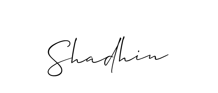 Similarly Allison_Script is the best handwritten signature design. Signature creator online .You can use it as an online autograph creator for name Shadhin. Shadhin signature style 2 images and pictures png