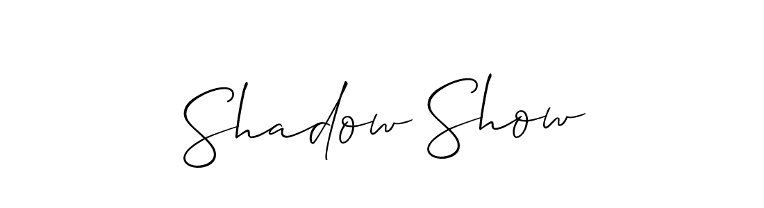 Make a beautiful signature design for name Shadow Show. Use this online signature maker to create a handwritten signature for free. Shadow Show signature style 2 images and pictures png